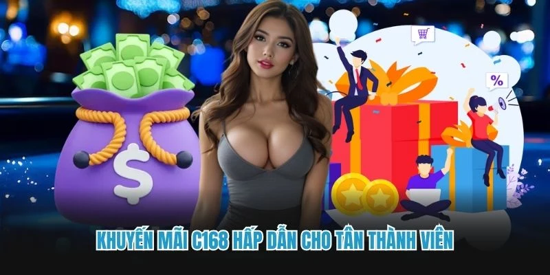 Khuyến mãi C168 hấp dẫn cho tân thành viên
